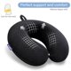 thumbnail image 4 of Almohada cervical Gosider de espuma viscoelástica negra para apoyar el cuello, 4 of 7