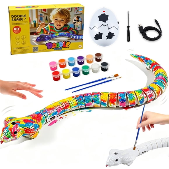 Juguete Serpiente Control Remoto Pixibond 42 cm para Pintar