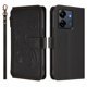 thumbnail image 2 of Funda Cartera Mariposa para [Xiaomi Redmi 13C 4G/5G] con Soporte y Cremallera Negro, 2 of 6