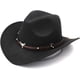 thumbnail image 2 of Sombrero de vaquero estilo occidental para niños y niñas, decoración de vaquera para Halloween, Navidad, cumpleaños, fiesta de máscaras, 2 of 4