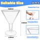 thumbnail image 2 of Vasos Martini de plástico Alaeseje, 210 ml, transparentes, paquete de 50, 2 of 7