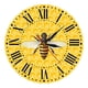 thumbnail image 1 of Bee On Yellow Hive Relojes De Pared 12 Pulgadas Silencioso Preciso Para Sala De Estar, 1 of 5