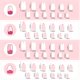 thumbnail image 5 of Uñas postizas WOWSOLID 624 piezas transparentes, 12 tamaños, 4 formas, 5 of 8