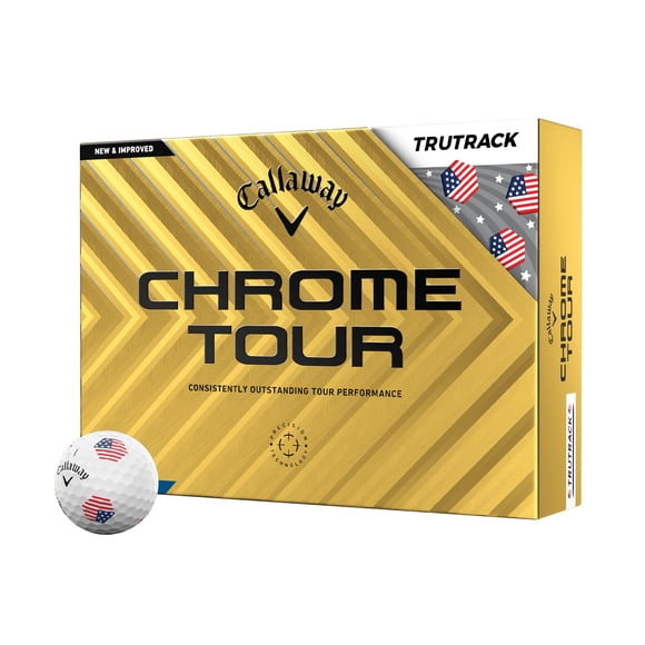 Pelotas de golf Callaway Chrome Tour True Track USA Golf