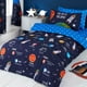 thumbnail image 1 of Solar System Outer Space Planets Kids Bedding Toddler Twin or Full Duvet Cover, 1 of 3