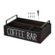 thumbnail image 4 of Organizador De Estación De Café, Almacenamiento De Cápsulas De Café De Madera Para Fiesta En Casa, Restaurante, Negro, 4 of 5