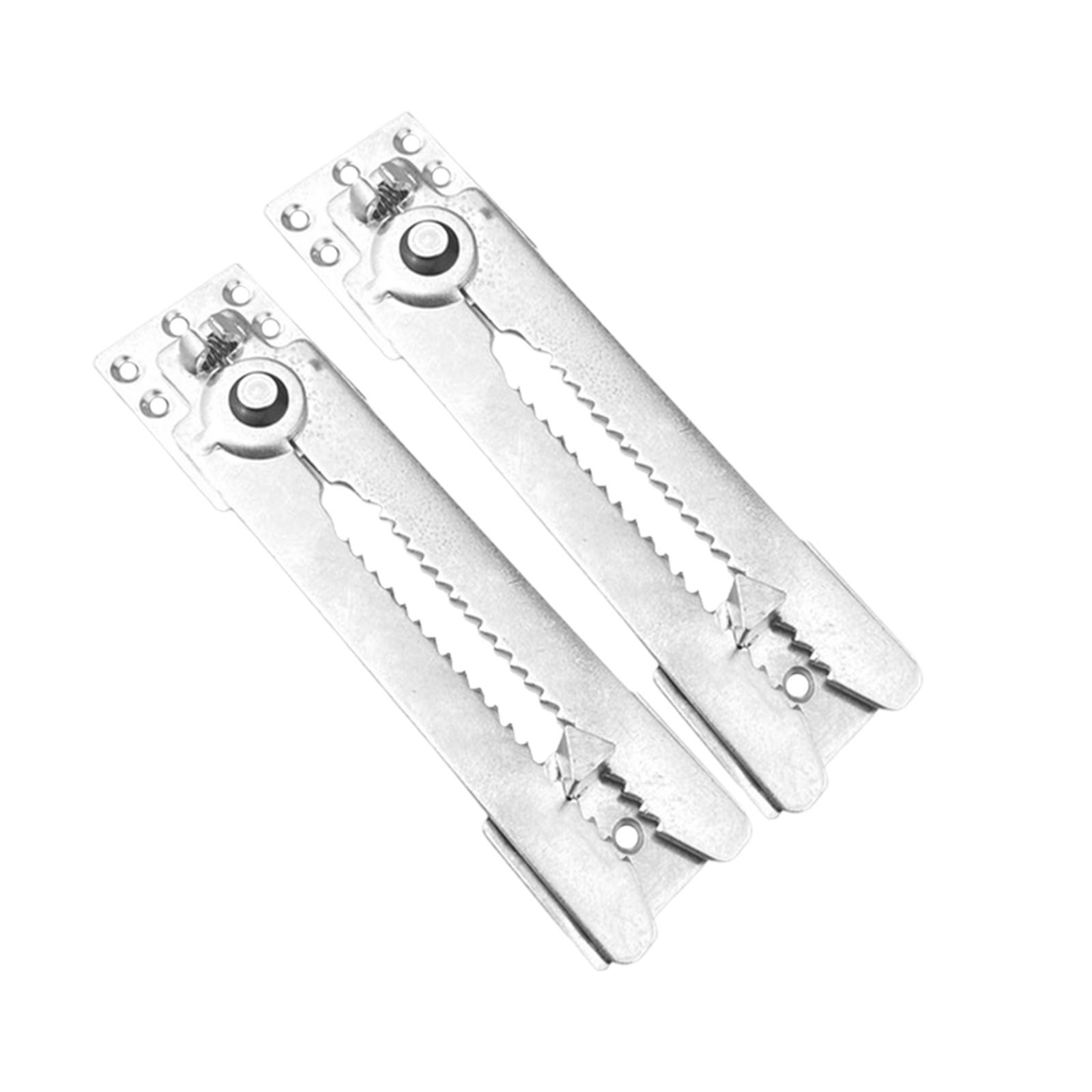 Magideal - 1 Par De Cerraduras Seccionales De Fácil Instalación, Equipo De Autobloqueo, Conectores De Sofá De Acero Multifuncionales Extraíbles E Invisibles, 137 Cm