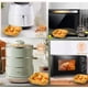 thumbnail image 4 of 100 fundas de papel desechables cuadradas de 8,6 x 5,5 pulgadas, aptas para uso alimentario, compatibles con Ninja DZ201, DZ401 y otras freidoras de aire de doble zona., 4 of 5