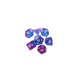 thumbnail image 2 of Juego De Dados De 7x, Juego De Dados Poliédricos Para Juego De Rol De Fiesta, Azul Y Violeta, 2 of 5