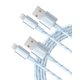 thumbnail image 2 of Cable Lightning Anker de 6 pies, cable 312, cable USB-A a Lightning de nylon premium, paquete de 2 certificado MFi para cargadores de iPhone, iPhone SE / Xs / XS Max / XR / X / 8 Plus / 7/6 Plus, iP, 2 of 2