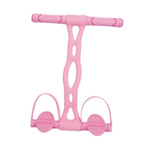 Magideal - Banda De Resistencia Para Pedales, Banda Para Abdominales, Cuerda Para Tirar, Bandas Elásticas Para Gimnasio En Casa, Bandas De Entrenamiento De Resis Rosa
