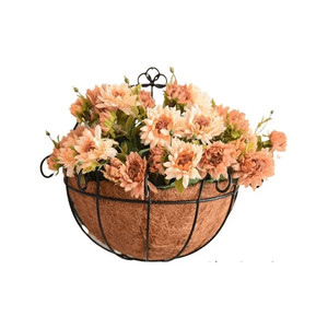 Genérico - Macetero Fibra De Coco Colgante Para Pared Decoración Flores
