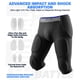 thumbnail image 3 of Faja protectora de fútbol americano Exxact Sports YS negra de 7 almohadillas, 3 of 6