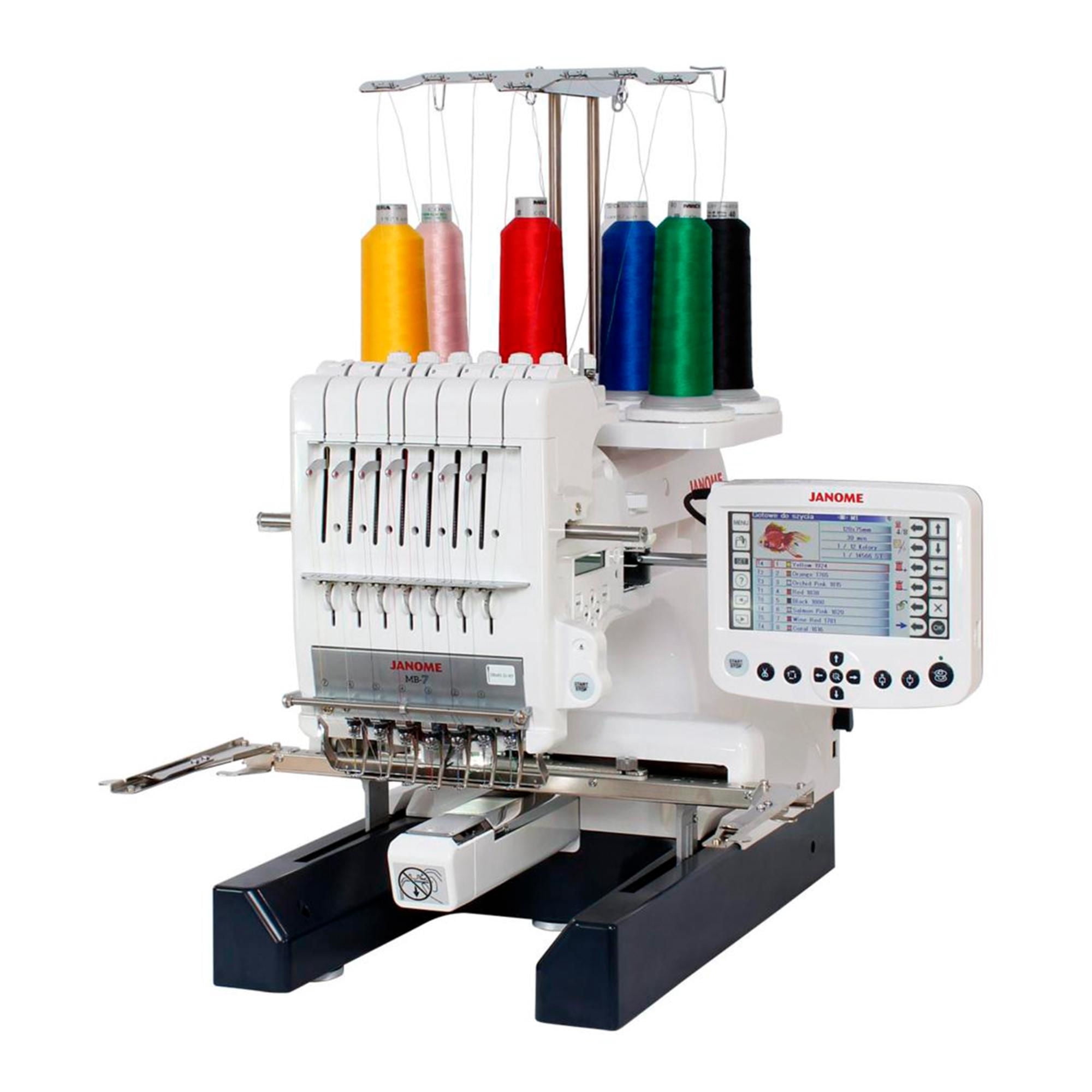 Máquina Bordadora Semi industrial MB-7 Blanco