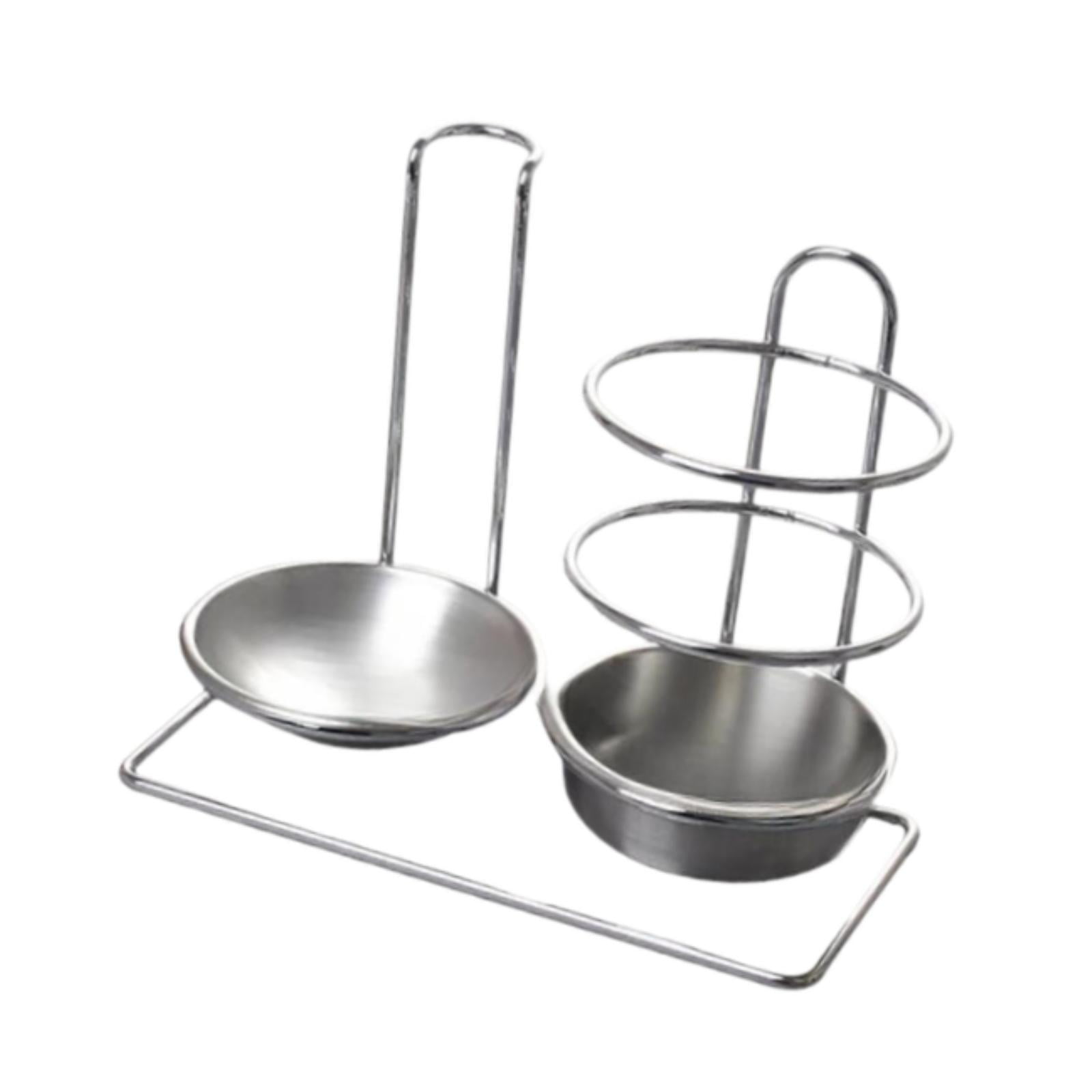 Magideal - Soporte Para Cuchara, Soporte Para Cuchara, Soporte Para Cucharón De Sopa De Acero Inoxidable, Organizador De Palillos Para Cocina, Buffet, Restaurant