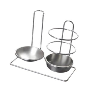 Magideal - Soporte Para Cuchara, Soporte Para Cuchara, Soporte Para Cucharón De Sopa De Acero Inoxidable, Organizador De Palillos Para Cocina, Buffet, Restaurant