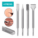 thumbnail image 2 of Kit SDS Cincel Taladro Martillo Rotativo Hormigón Gurbia 25cm 4pz Promoción, 2 of 5