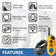 thumbnail image 2 of Control remoto Dog Trainer Educator EZ-900-1/2 millas a prueba de agua, 2 of 3
