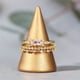 thumbnail image 1 of Gorgeous 14K Gold Plated Zircon Finger Rings - Perfect for Women's Anniversaries & Weddings!, 1 of 4