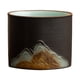 thumbnail image 1 of Taza De Cerámica Con Diseño Abstracto Para Té Yerba Mate, Capuchino, Espresso Y Jugo, Color Negro, 1 of 3