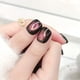 thumbnail image 2 of 24pcs Luxury 9D Black Pink Cat Eye Press On Nails - Glossy Glue On False Nails with Color Changing Light - Acrylic Fake Nails for Women and Girls, 2 of 2