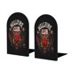 thumbnail image 1 of El Club del Infierno / Hellfire Club Sujetalibros decorativos temáticos, tope para estantería con base antideslizante, uso dual para hogar y oficina - 2 piezas, 1 of 6