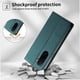 thumbnail image 2 of Funda Tipo Cartera de Cuero Sintético para XIAOMI POCO M7 Bloqueo RFID, con Ranuras para Tarjetas y Bolsillo para Efectivo, Cierre Magnético Fuerte Verde, 2 of 4