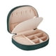 thumbnail image 3 of Pequeño Joyero Organizador Portátil Para Anillos Collares Mujer Verde, 3 of 4