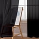 thumbnail image 2 of Simplebrand Black Sheer Curtains 84 Inches Long, 2 Panels, 2 of 3