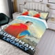 thumbnail image 3 of Legado de Superman Conjunto de sábanas temático, trío de piezas, cómodo y amigable con la piel, diseño único, regalo de decoración para el hogar para familiares, amigos y fans, 90 cm * 190 cm, 3 of 6