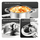 thumbnail image 5 of Batería de Cocina VAVICHICA de Acero Inoxidable con 11 Piezas para Inducción y Gas, 5 of 11