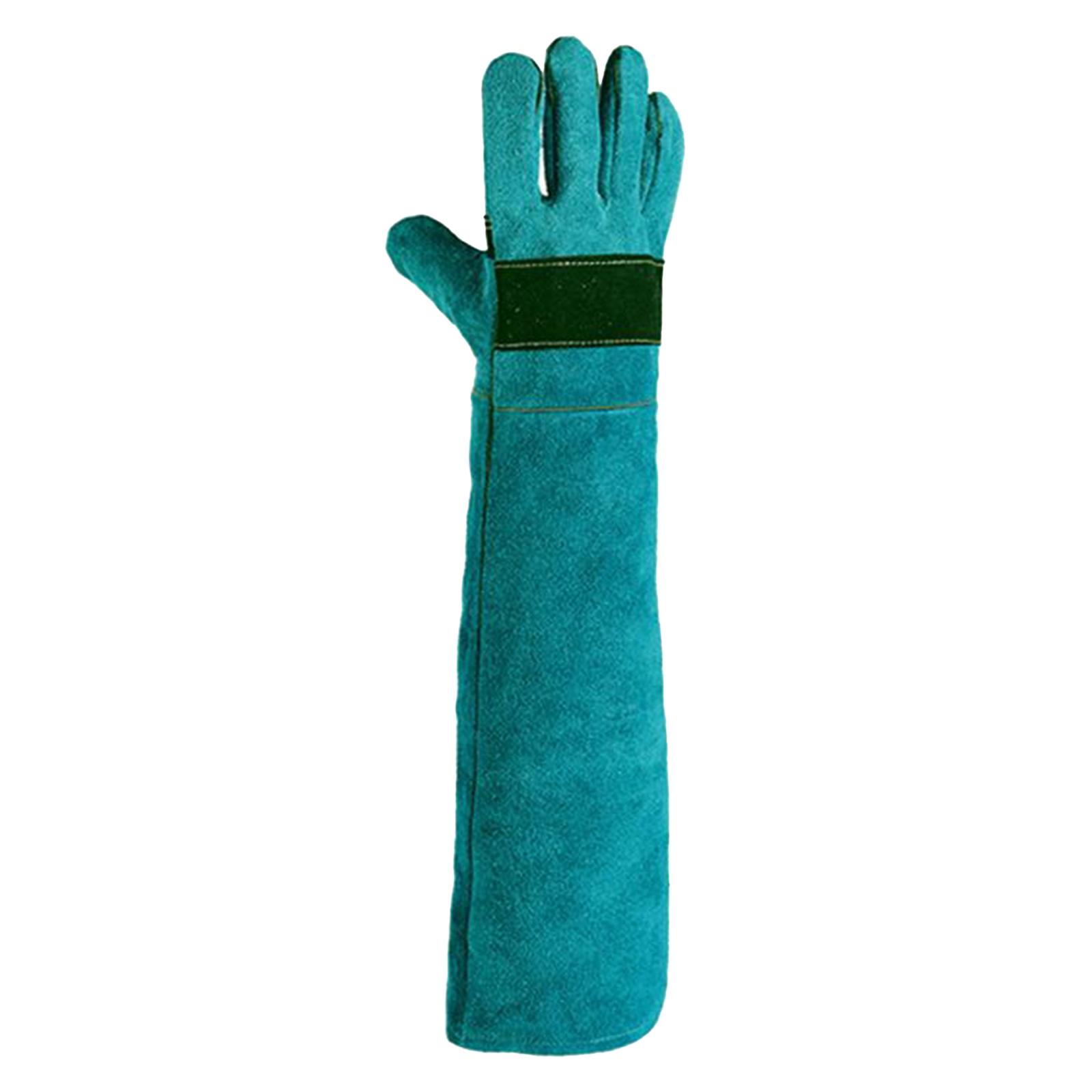 Magideal - Guantes De Manipulación De Mascotas, Guantes Protectores Antidesgarros, Guantes De Alimentación De Mascotas Resistentes A Mordeduras Para Veterinarios 60Cm
