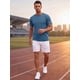 thumbnail image 2 of INSPIRE CHIC Camisetas Deportivas para Hombres de Manga Corta de Secado Rápido para Gimnasio M Azul Denim, 2 of 5