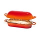 thumbnail image 1 of Molde para Pan de Hierro Fundido Esmaltado Nuovva 34cm x 16cm Naranja, 1 of 8