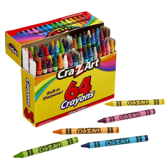 Lápices de colores Cra-Z-Art 64 unidades