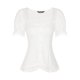 thumbnail image 1 of INSPIRE CHIC Camisa Victoriana para Mujeres Regreso a Clases Cuello de Corazón Manga Abullonada Halloween Blusa Gótica con Cordones XS Blanca, 1 of 6