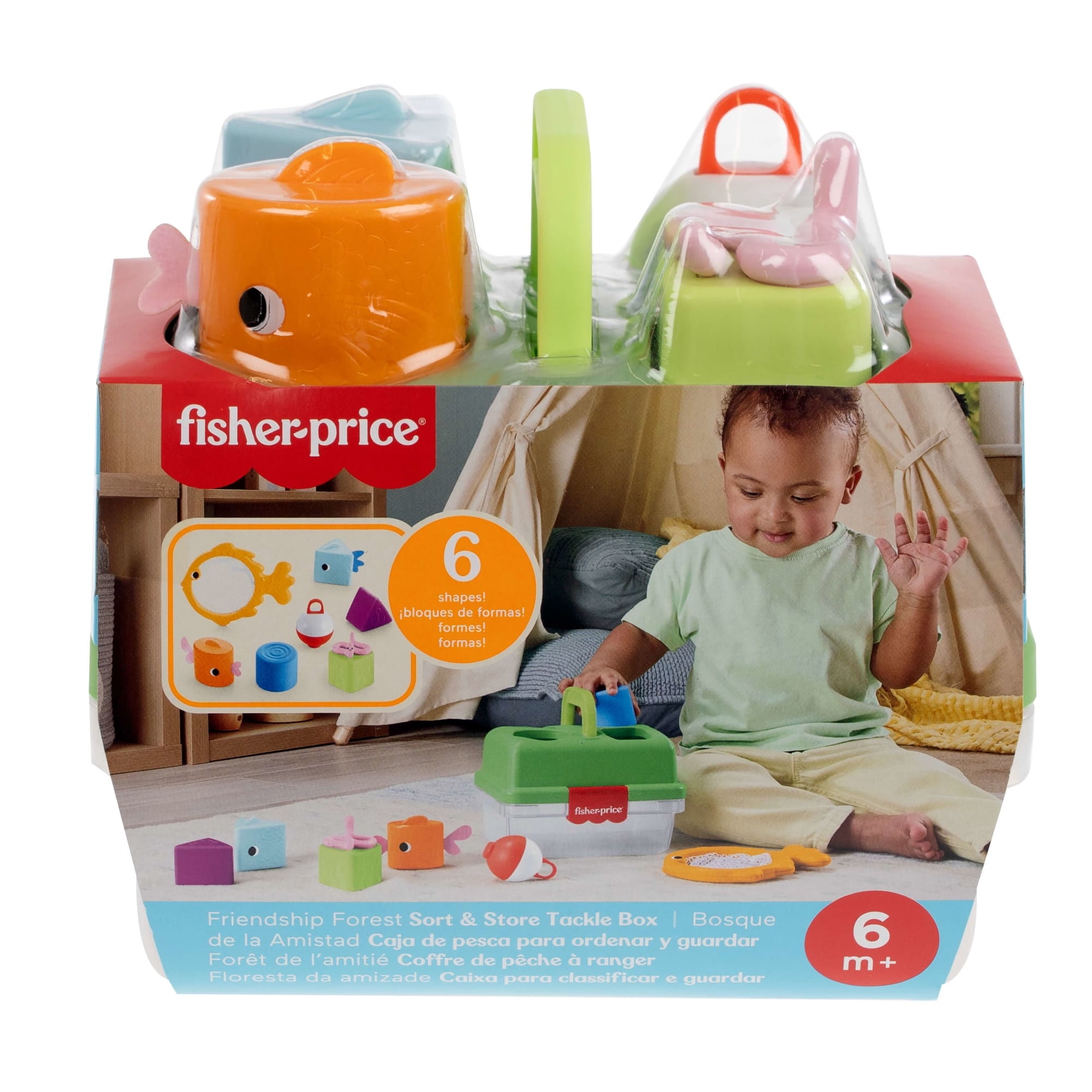 Juguete para Bebés Fisher‑Price Bloques de Pesca Clasificables 6+ Meses