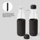 thumbnail image 4 of Botella de agua S'well Glass Original 532 ml Onyx a prueba de fugas, 4 of 5