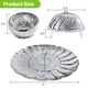 thumbnail image 2 of Cesta vaporera para verduras Sayfine Premium de acero inoxidable, 2 of 9