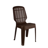 Qplast - Silla Simil Ratan Marron