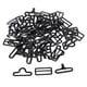 thumbnail image 5 of 20 juegos de clip de hardware de pajarita ajustable de metal para correa de corbata negro, 5 of 5