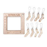 Bothyi - Regla De Calibre De Tejer, Marcador Tejido, Hebilla Para Bufanda, Manualidades, Herramientas De Tejer B