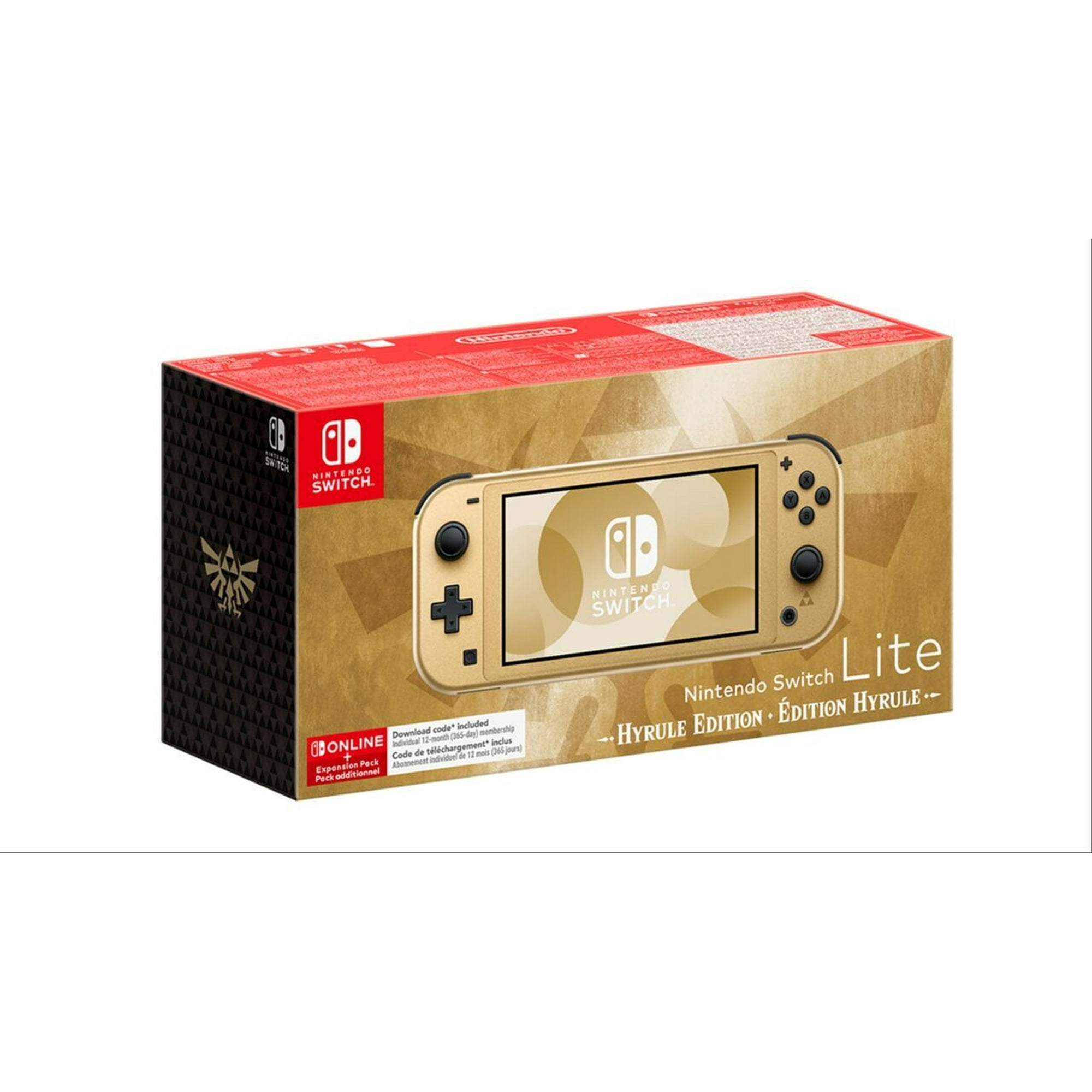 オマケ付　Nintendo Switch Lite Hyrule Edition Nintendo Switch Lite Hyrule Edition, Handheld Gaming System, Gold