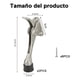 thumbnail image 2 of Pack 2 topes para puerta con tornillo plateado, 2 of 3