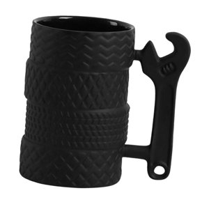 Magideal - Taza De Café Con Diseño De Neumáticos, Taza Innovadora, Colección Atractiva Para Amantes De Los Automóviles, Taza De Café Con Diseño De Neumáticos Con