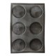 thumbnail image 4 of Formas De Hamburguesa De Silicona Peforated Panadería Bollo Molde Para Pan Bandeja Para Hornear 6 Tazas, 4 of 5