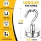 thumbnail image 2 of Ganchos magnéticos DIYMAG, 30 libras o más, gancho magnético N52, paquete de 6, 2 of 7