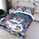 thumbnail image 3 of Amphibia Conjunto de sábanas temático, trío de piezas, cómodo y amigable con la piel, diseño único, regalo de decoración para el hogar para familiares, amigos y fans, 90 cm * 190 cm, 3 of 6