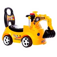 Mundo Online - Correpasillo Caminador Andador Retroexcavadora Luces Y Sonido Amarillo