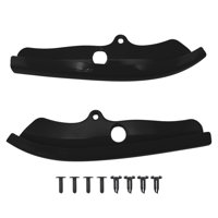 Ioensy - Protector De Esquinas Para Alerón De Parachoques Delantero, Accesorio Para Dodge 2015-2021, Color Negro